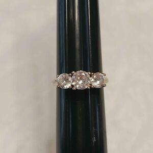 925 Engagement ring Marked FZN 925 CN slightly smaller than Size 7.25